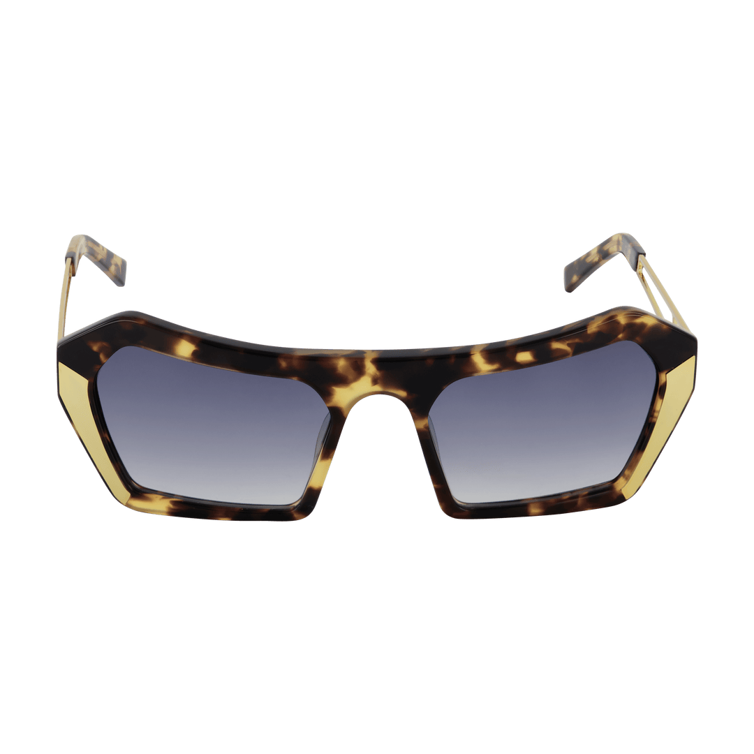 Tortoise & Gold Oversized Sunglasses – GOODWINXXII display picture 1