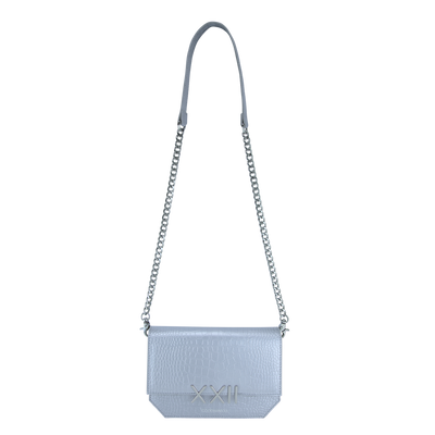women's designer silver handbag  