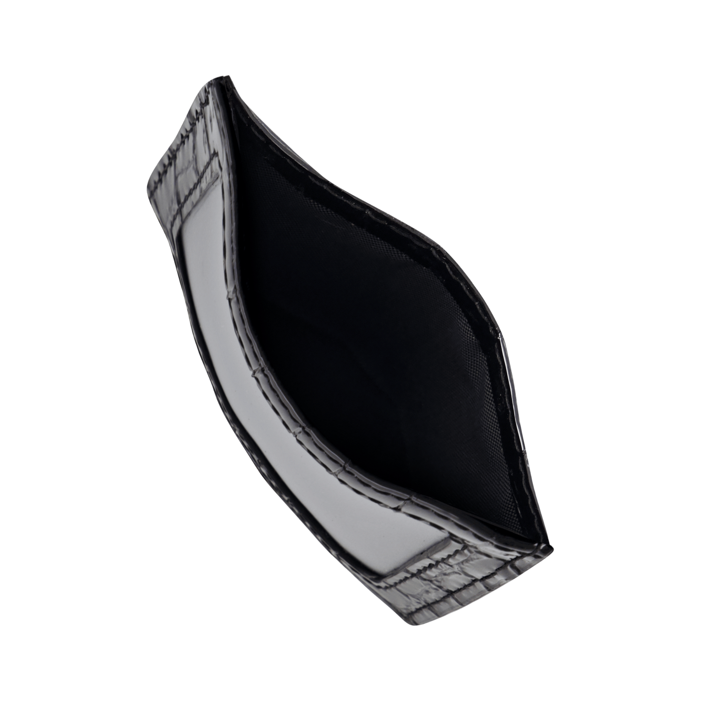 Card Holder | Black Patent Leather